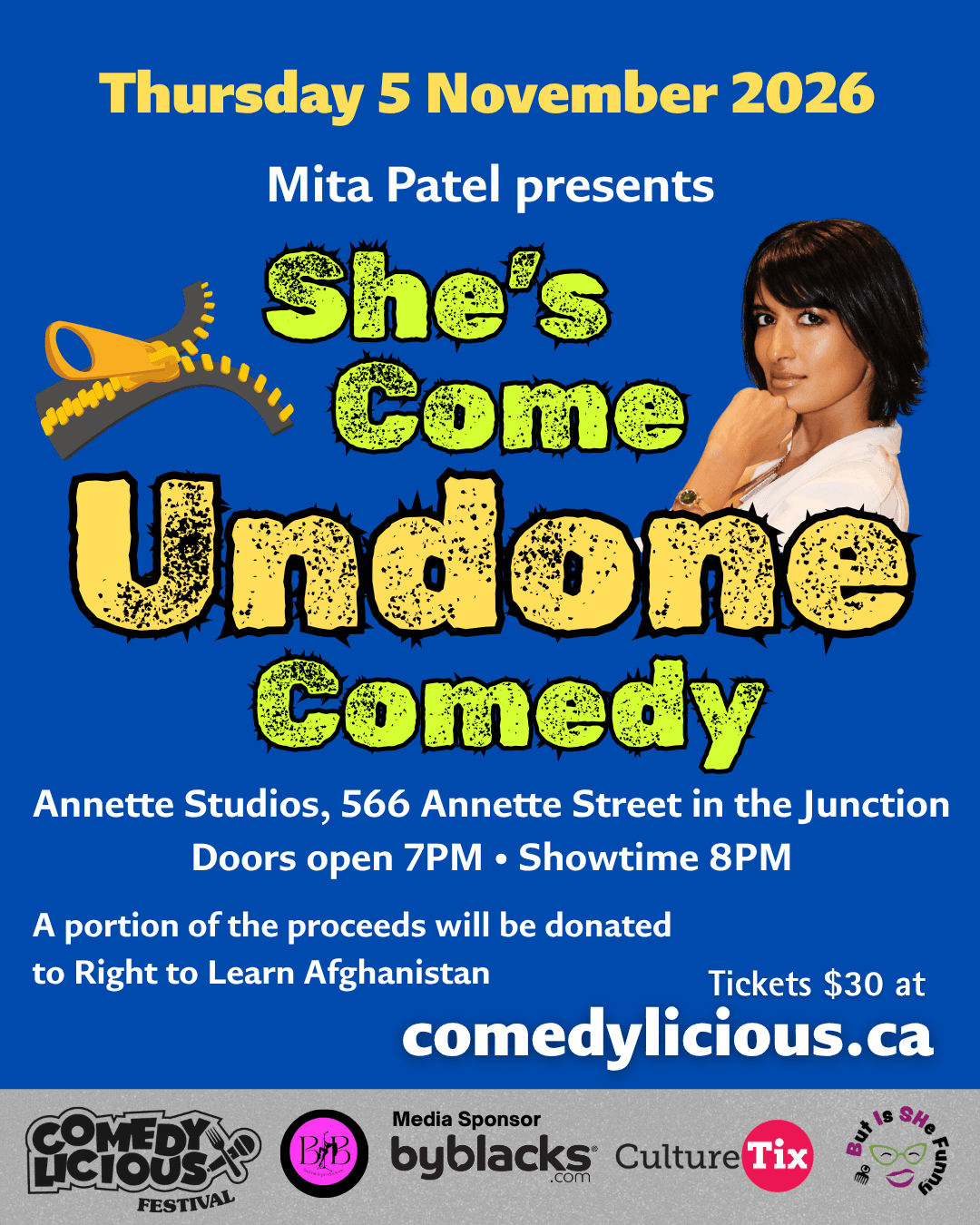 Mita Patel presents...She's Come Undone Comedy